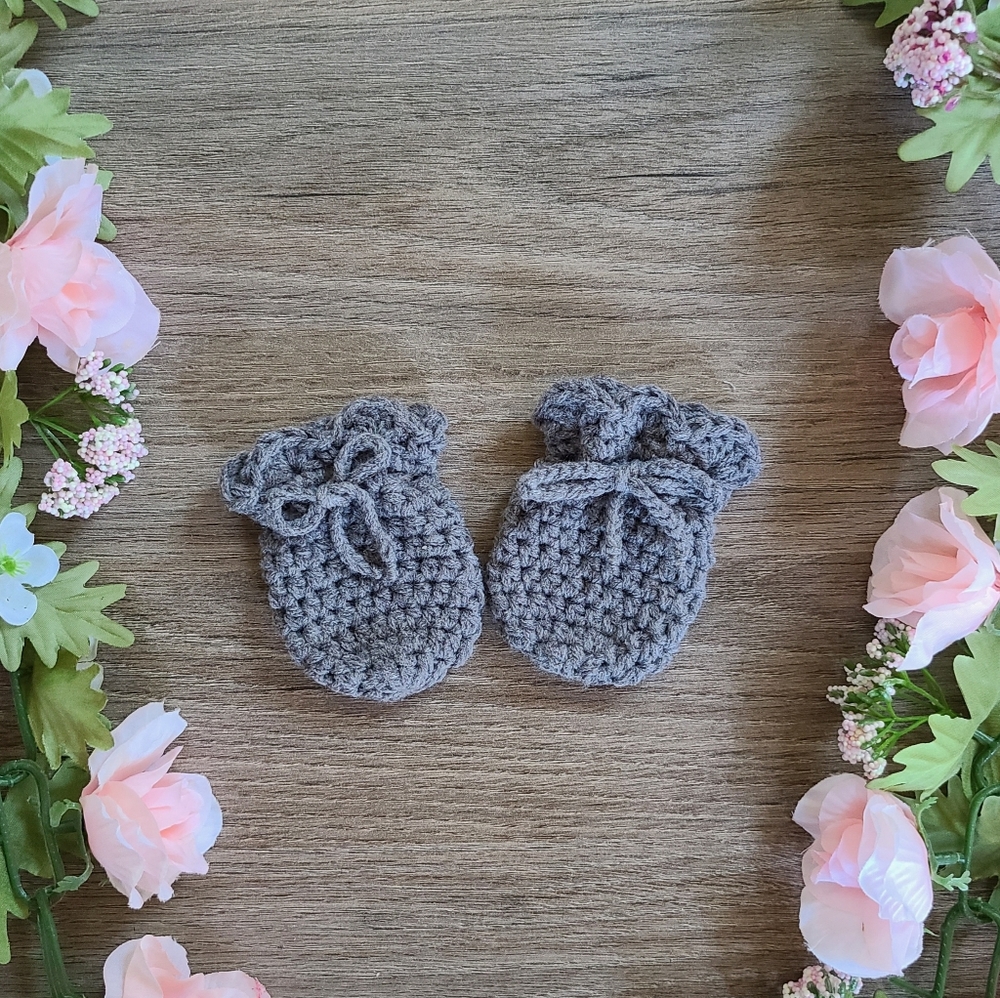 Baby Scratch Mittens, Newborn Mittens